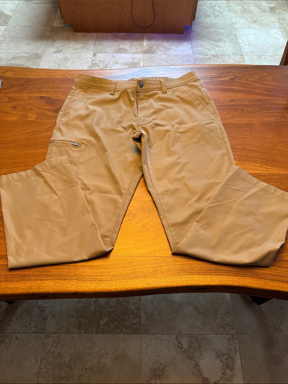 Men's Cargo Work Pants in Tan – Stretch Comfort